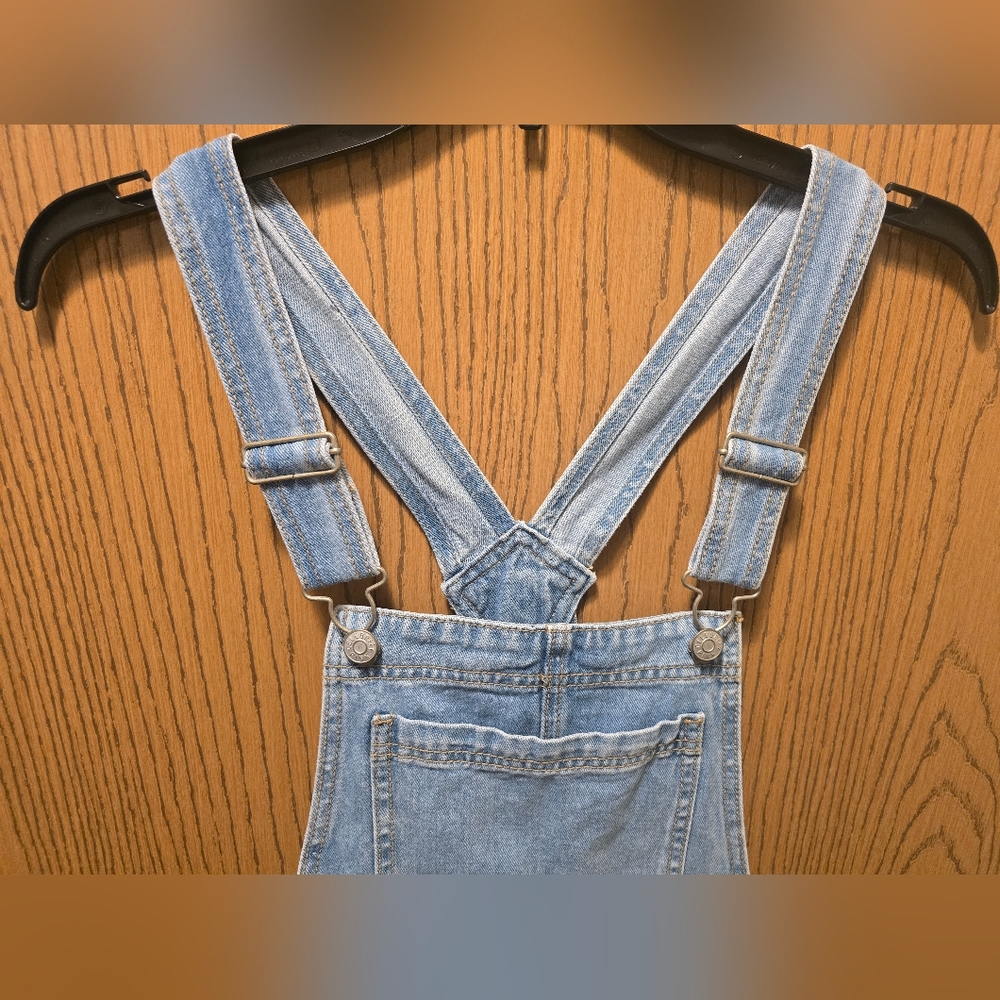 NWT Celebrity Pink Denim Short Overalls- Relaxed Shortall Size XXS - Picture 7 of 10